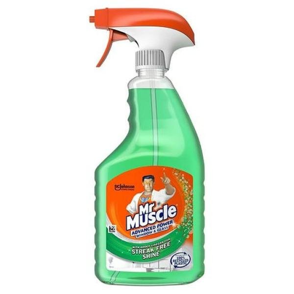 Mr Muscle window and glass cleaner case