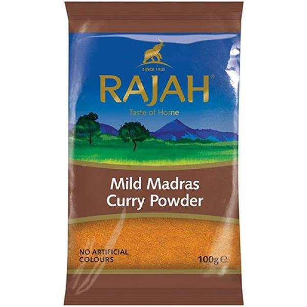 Rajah Mild Madras Curry Powder 100g
