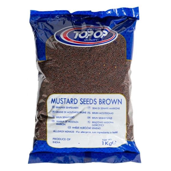 Top-op Mustard Seeds Brown 1kg